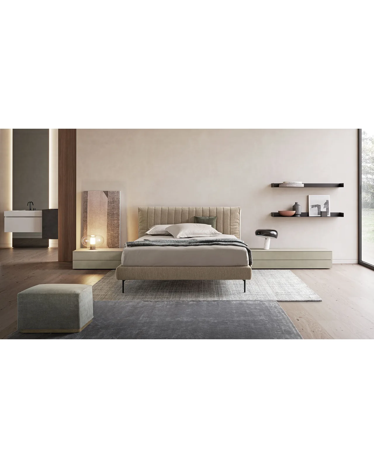 Goose bed by Dall'Agnese, in an interior setting, photo 3 of 5, Nobili Design catalog
