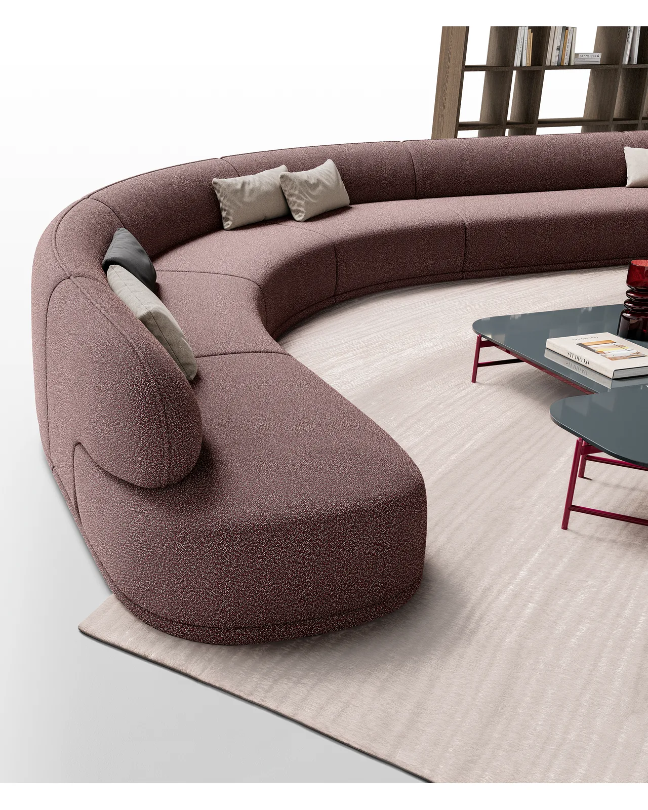 Inemuri sofa by Dall'Agnese, in an interior setting, photo 3 of 3, Nobili Design catalog