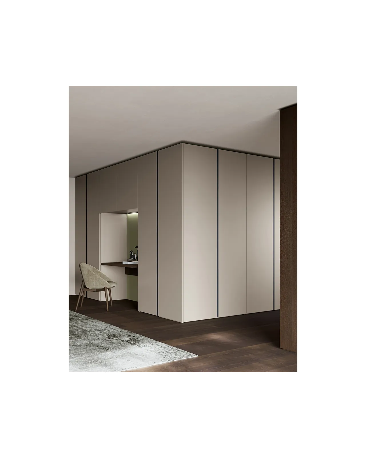 Nodo wardrobe by Dall'Agnese, in an interior setting, photo 4 of 6
