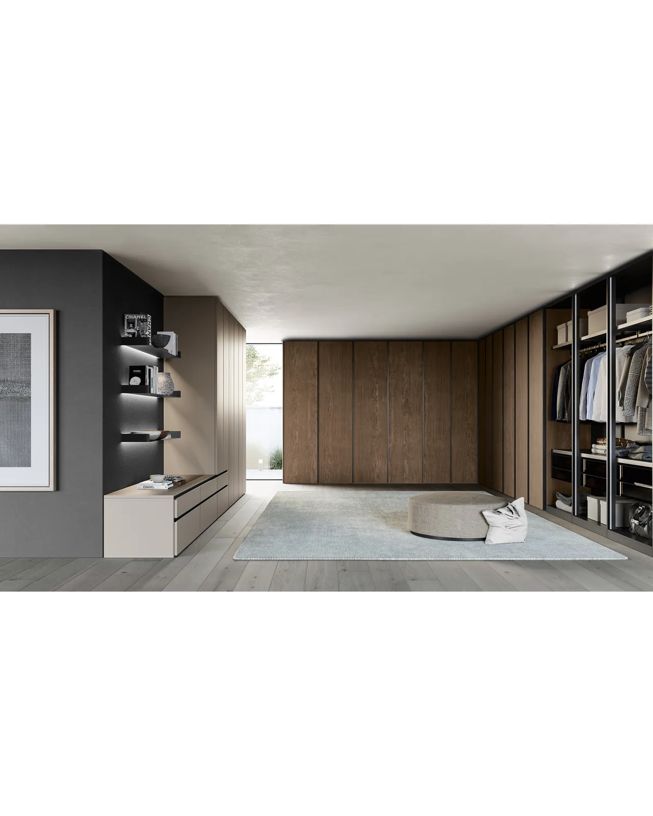 Origami wardrobe by Dall'Agnese, in an interior setting, photo 2 of 4, Nobili Design catalog