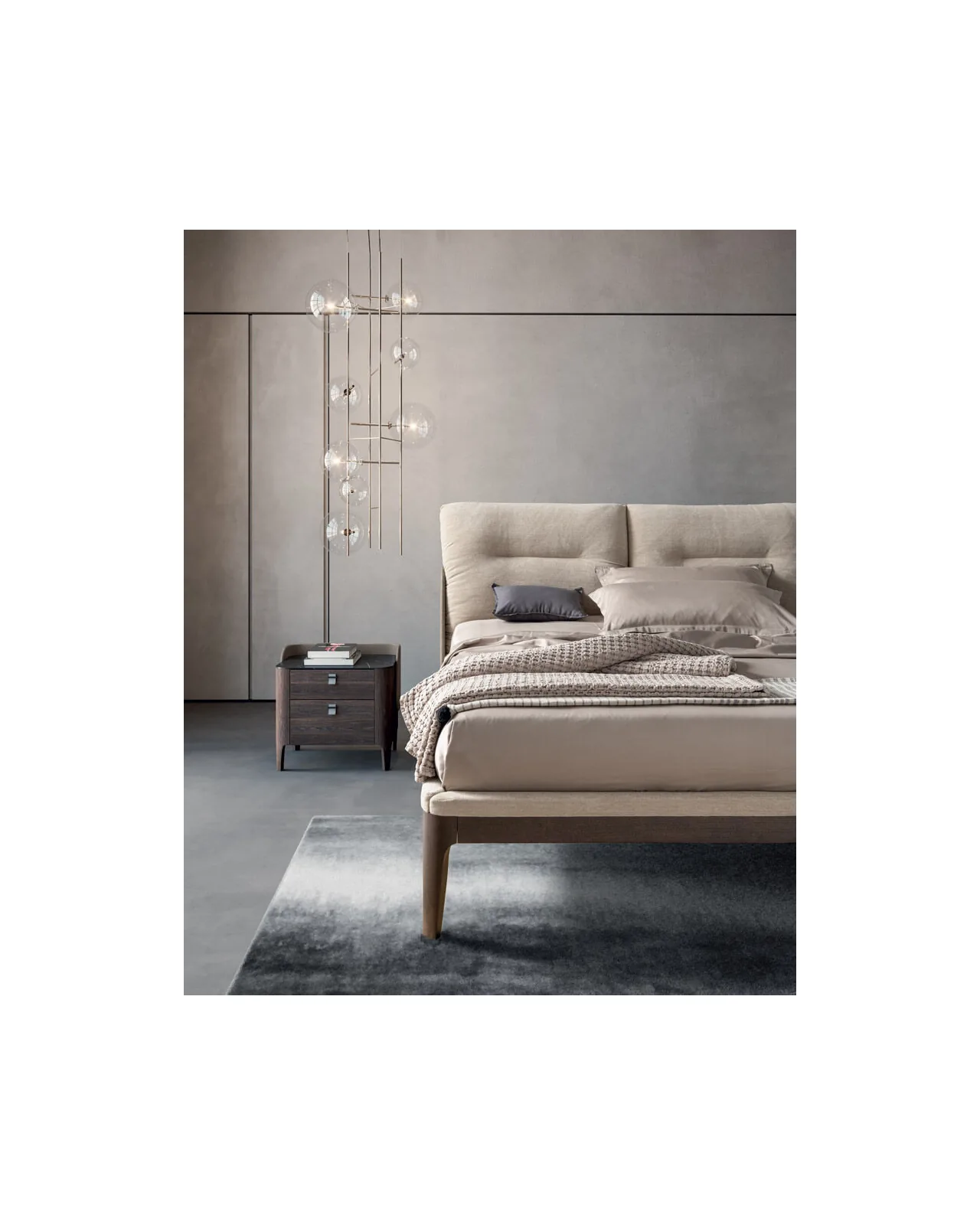 Settanta bed by Dall'Agnese, in an interior setting, photo 4 of 5, Nobili Design catalog