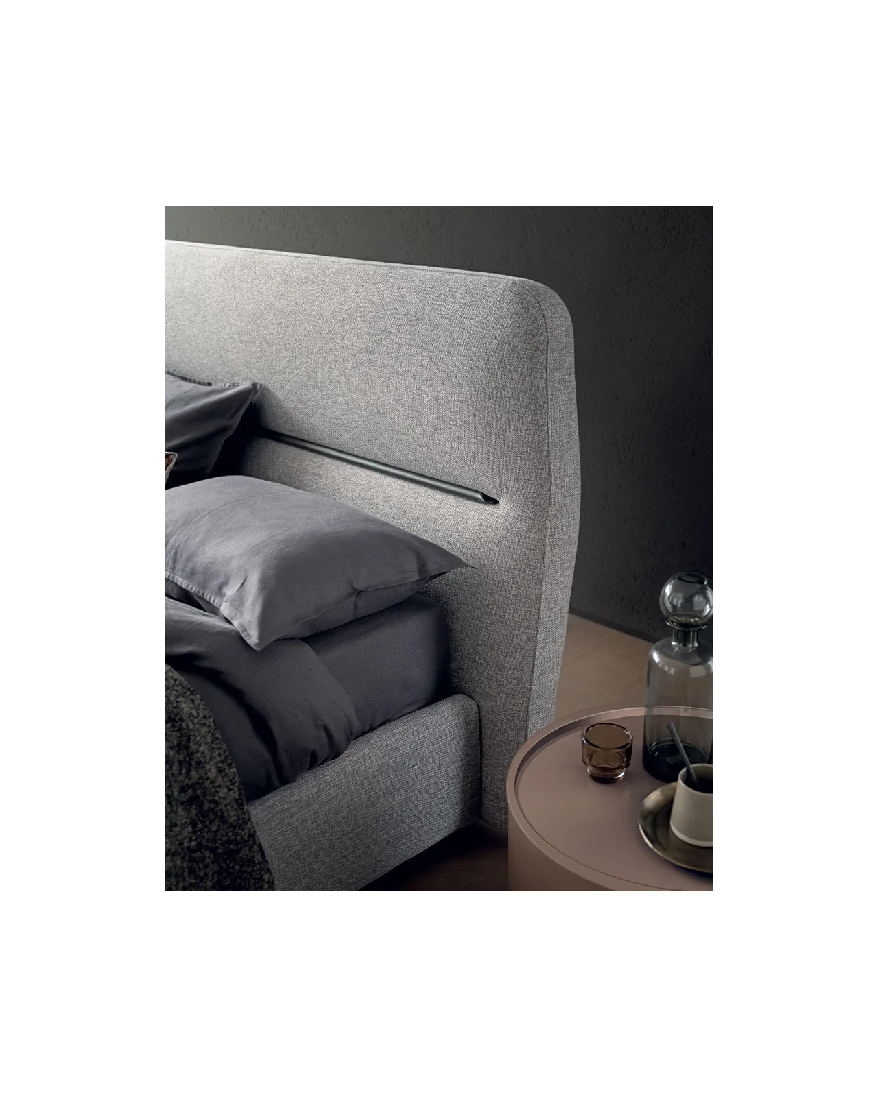 Slit bed by Dall'Agnese, in an interior setting, photo 5 of 5, Nobili Design catalog