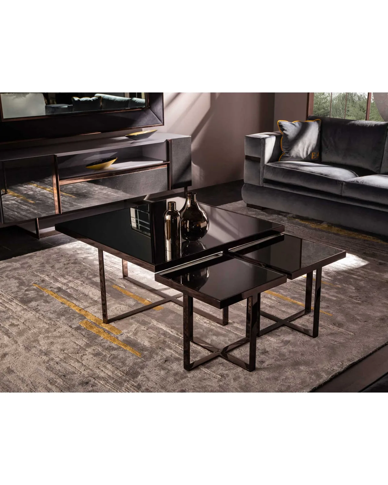 Argon Coffee Table by Epoque, Exence collection, Italian coffee table in a modern living room, photo 1 of 3