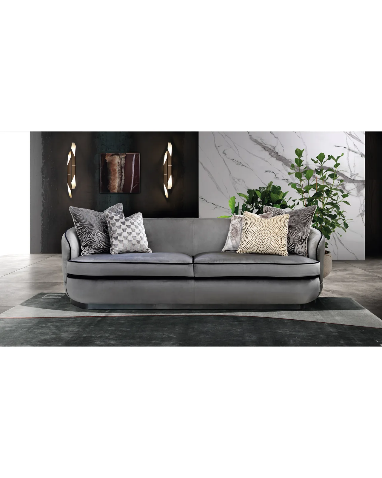 Argon Sofa by Epoque, Exence collection, Italian sofa in a modern living room, photo 1 of 5