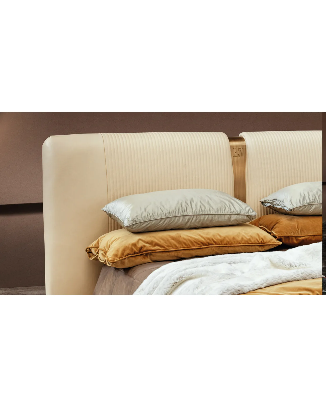 Nife Bed by Epoque, in a bedroom setting, photo 3 of 5