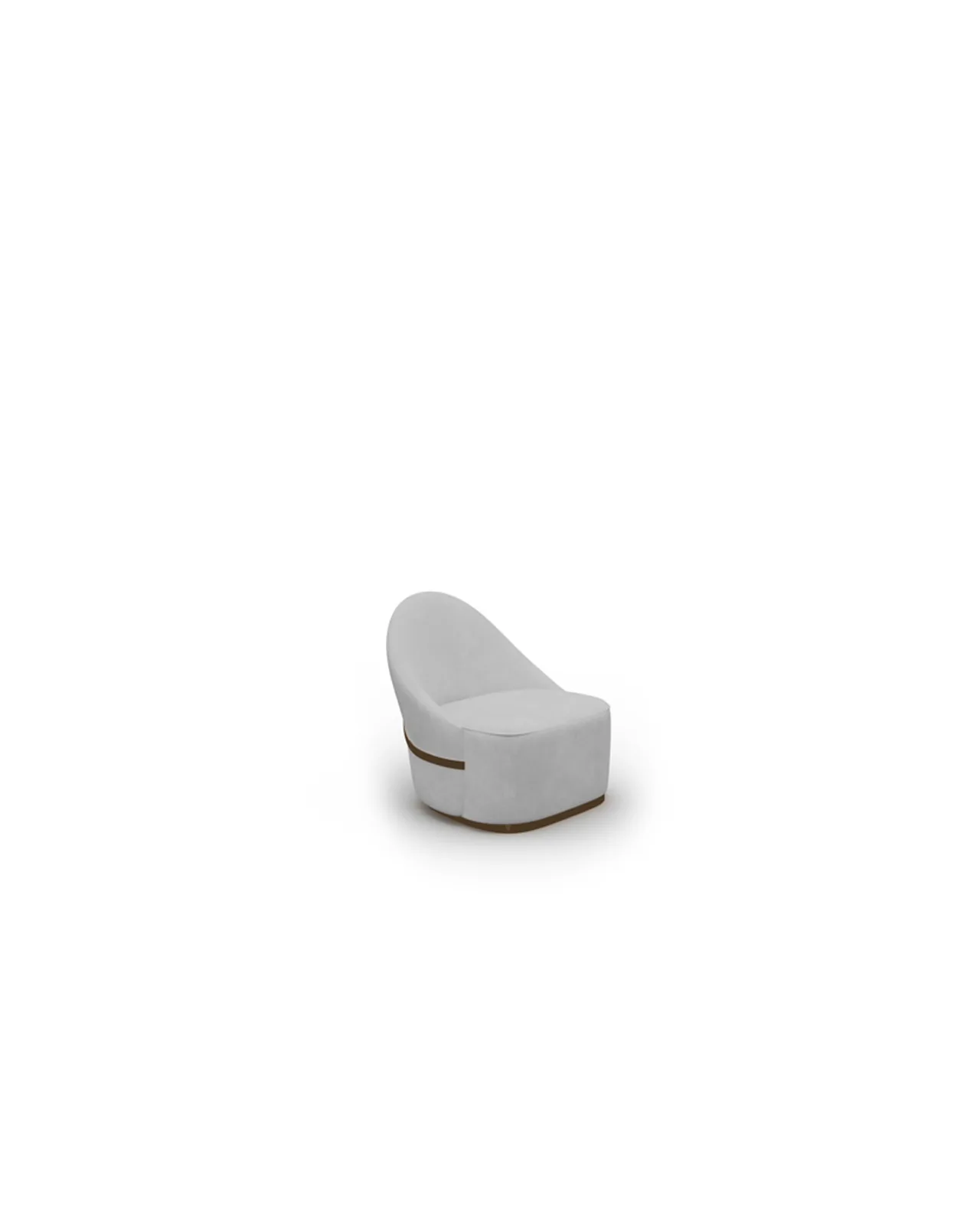 Wotan Armchair by Epoque, Exence Expanse collection, armchair in fabric or leather, studio view, photo 1 of 1