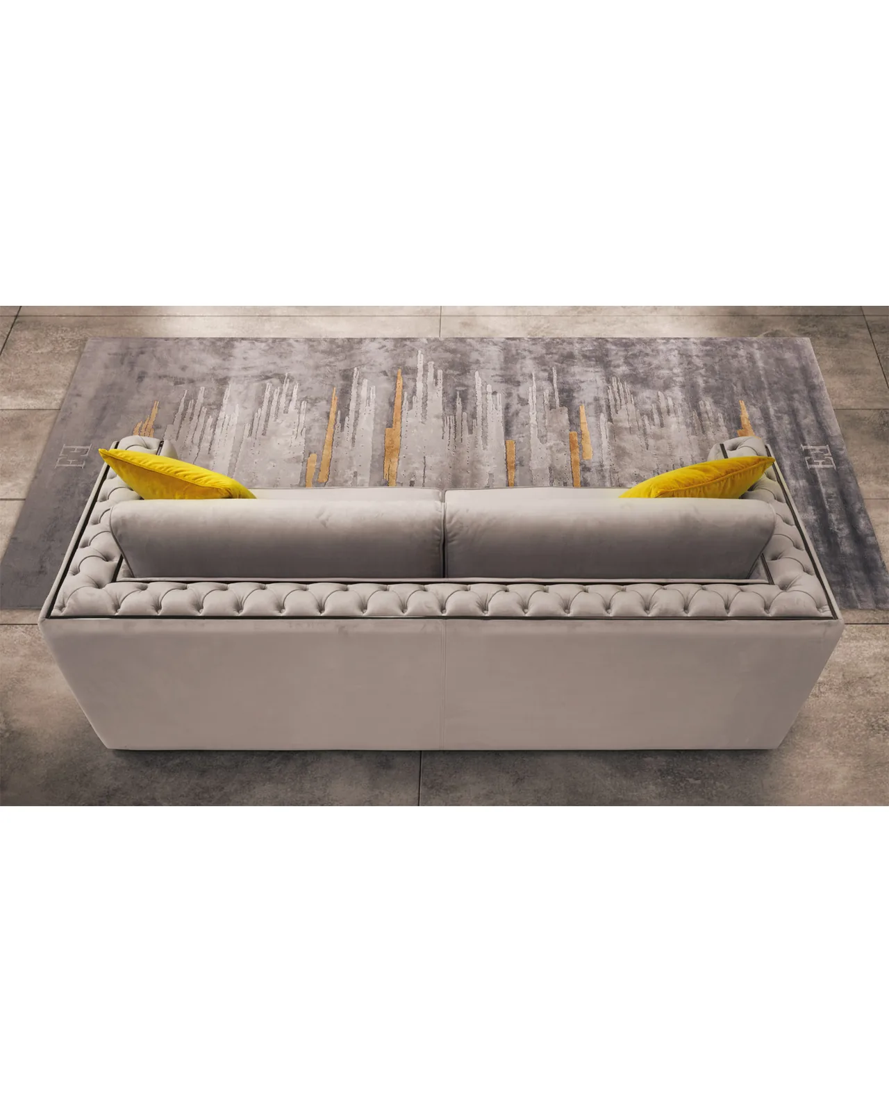 Xenon Sofa by Epoque, Exence collection, designer sofa styled in an elegant living room, photo 3 of 4