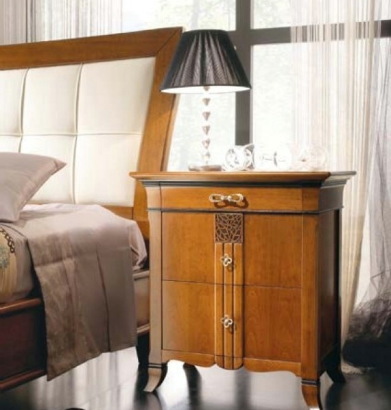 New Deco classic upholstered beds made of wood 10