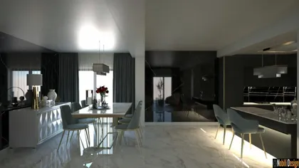 Opulent interior design project for a modern house