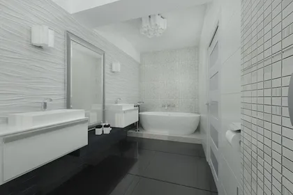 Contemporary style interior design project for a home 