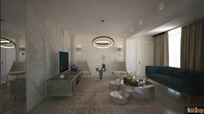 Contemporary interior design project house in a Monaco