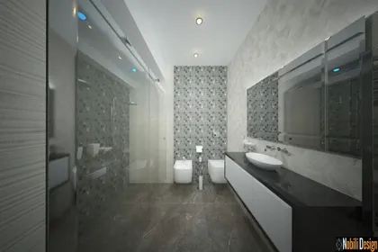 Interior design concept for a modern apartment in Monaco
