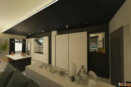 Interior design concept for a modern apartment in Monaco