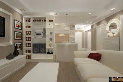 Interior concept for classic  room apartment | Best project apartment.
