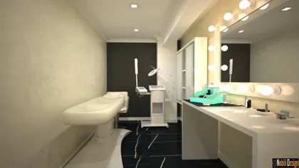 Luxury beauty salon interior design 