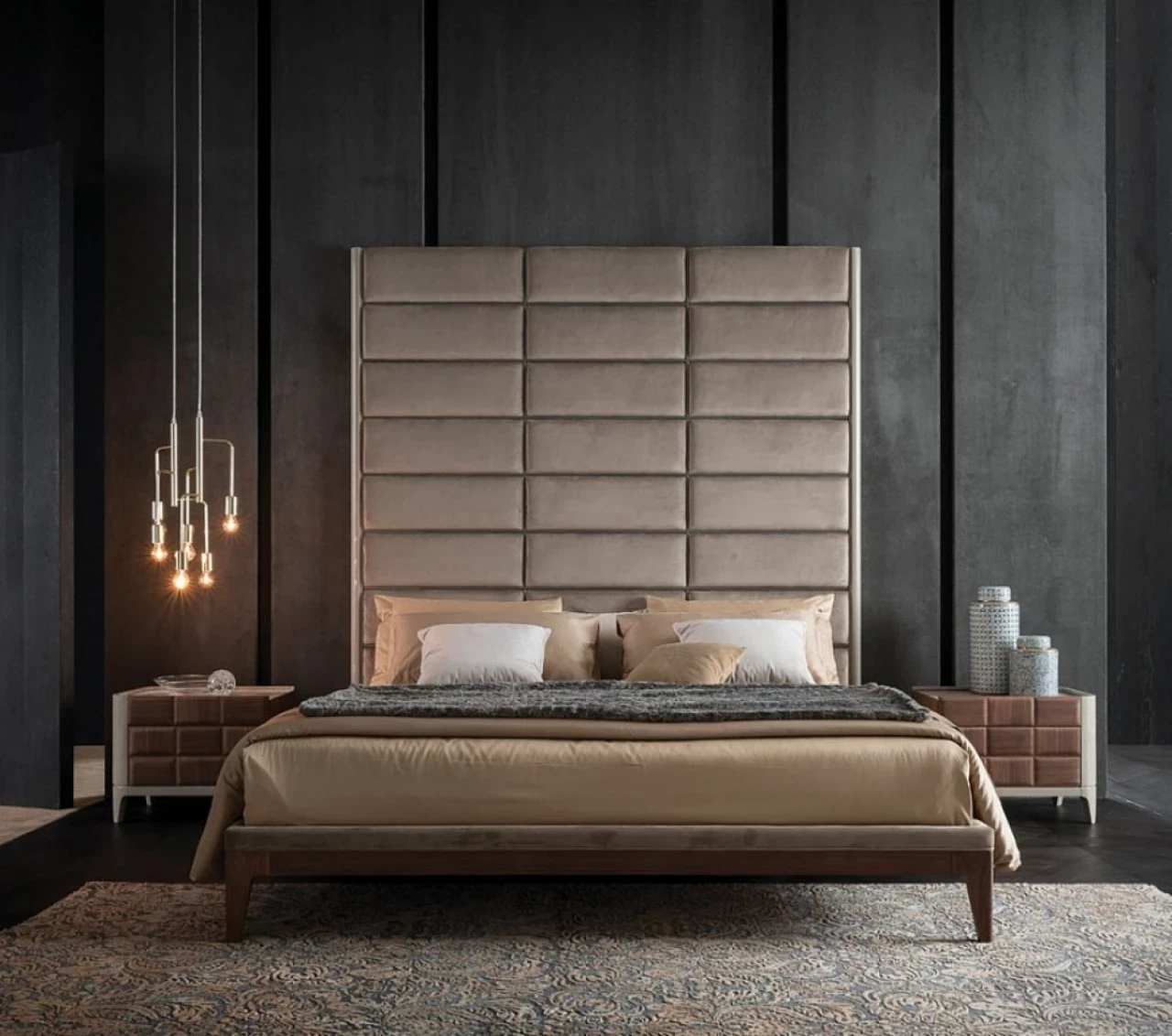 Dama King Bedroom Set, Dall'Agnese furniture