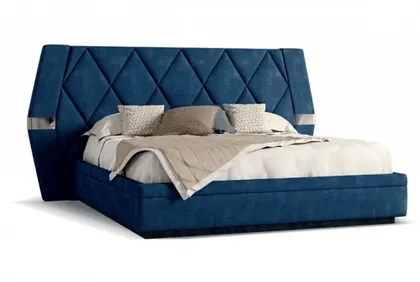Upholstered bed for modern bedroom Elipse, luxury home furnishing