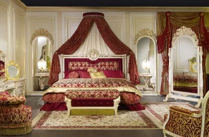 Upholstered bed Rome Vimercati Meda Collection. Dimensions W cm D cm, luxury furniture