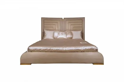 Letto imbottito di lusso Collier, design italiano