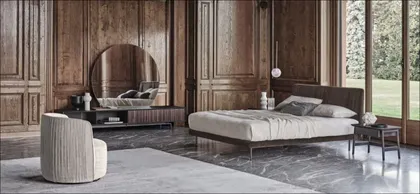 Camera da letto di lusso Chloe, mobili italiani moderni