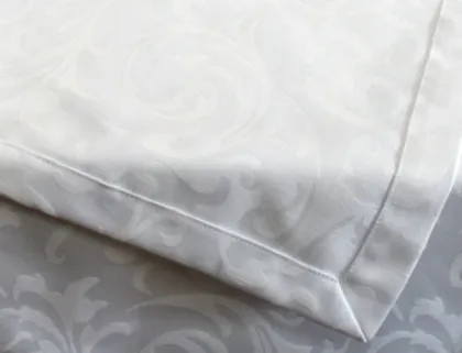 Damask textile for restaurant table linen Ipanema 02
