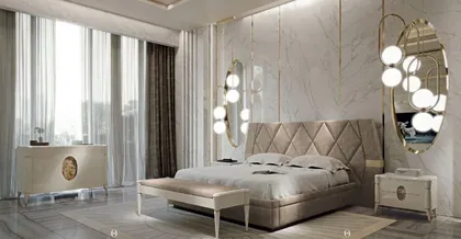 Ellipse bedroom Dresser, high end traditional furniture