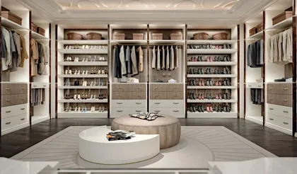 Wardrobe Ellipse, Italian furniture