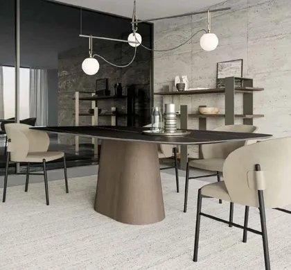 Dallagnese Round Table, luxury interior furniture