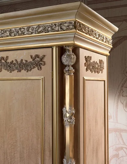 Collezione classica per camera da letto, mobili Royal, arredamento di lusso per la camera da letto