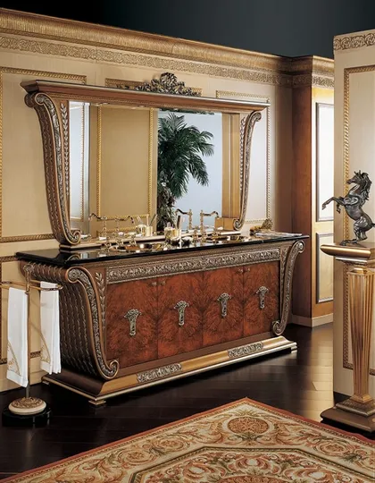 Bath cabinet, high end Italian furniture