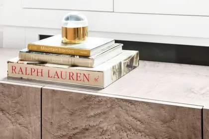 AXEL cabinet detail, luxury living room furniture