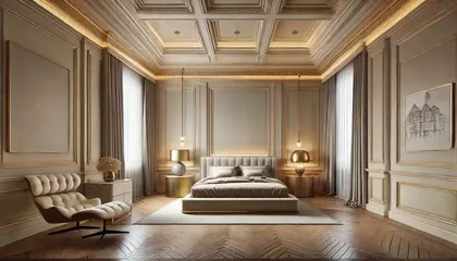 Luxury Meteora bedroom set in elegant white featuring an ornate bed and refined Italian, classic italian bedroom furniture