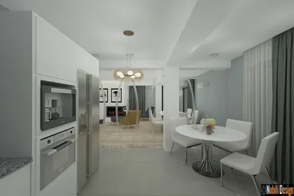 Contemporary indoor design upstairs house