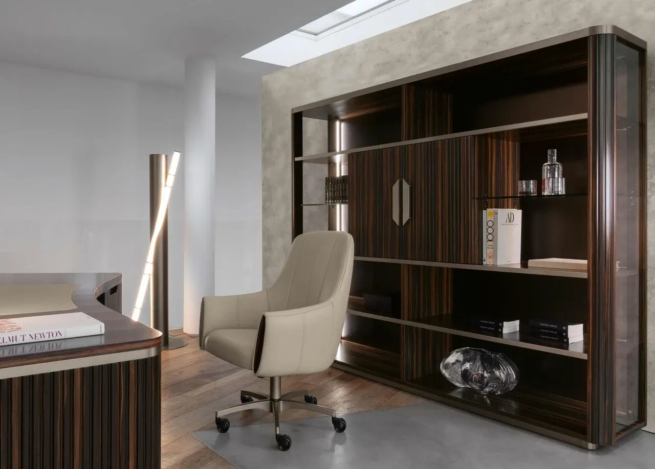 Luxor Library by Giorgio Collection, home library bookcase for a formal living room