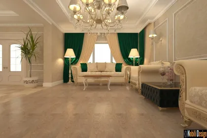 Classic house interior designs concept idea